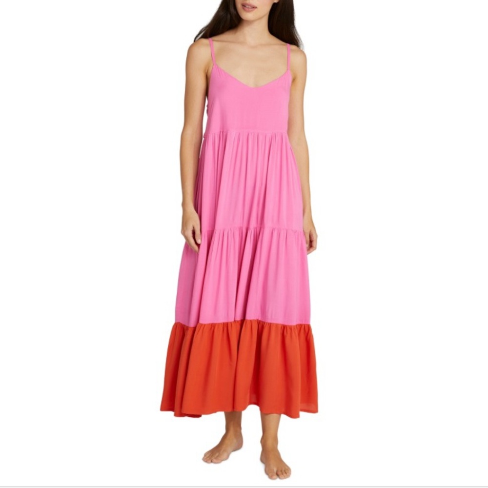 kate spade Color Block Cover Up Midi Dress
